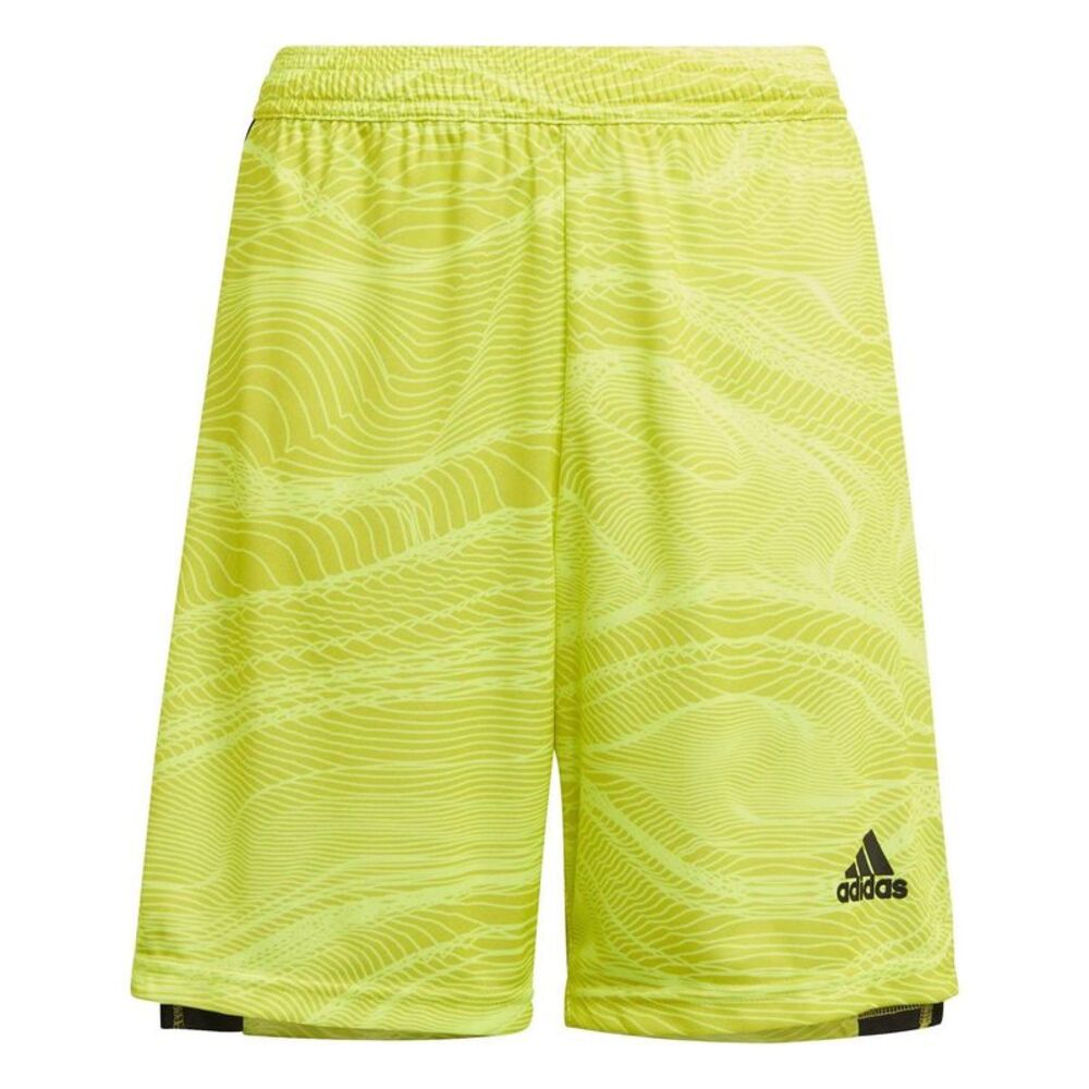 Adidas Childrens/Kids Con Football Goalkeeper Shorts / Acid Yellow